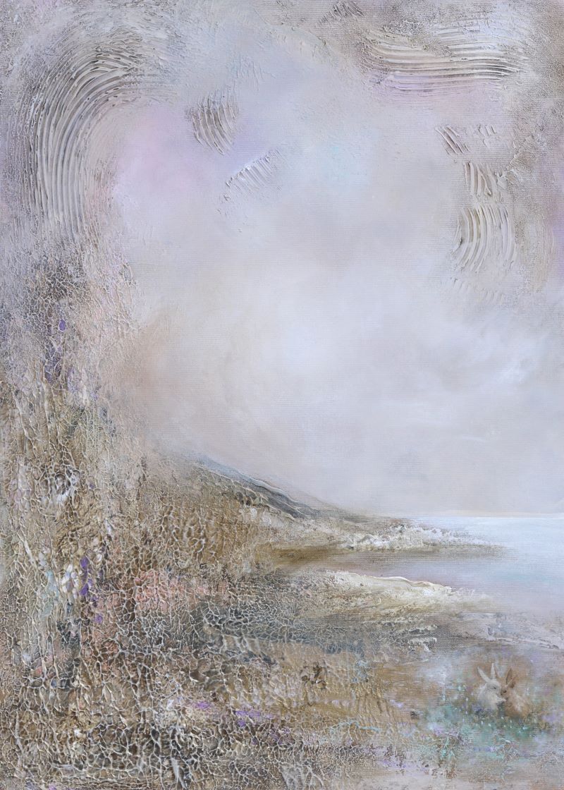 Stay with Me — taideprintti 50x70cm, semiabstrakti, Sanna Andersson